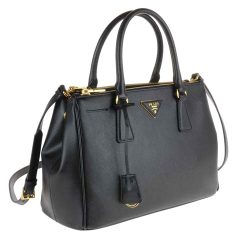 prada borsa nera pelle|Borsa Shopping In Pelle Nero .